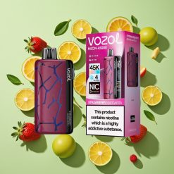 Vozol Neon 45K 45000 Puffs Wegwerp Vape Aardbei Margarita 20ml 800mAh